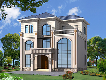 簡(jiǎn)而不凡，三層舒居，輕浪漫歐風(fēng)別墅自建房設(shè)計(jì)圖