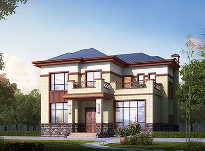 農(nóng)村自建房設(shè)計(jì)圖，二層小別墅，愿你有屋暖身，有人暖心！