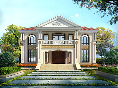 時(shí)尚前衛(wèi)二層簡(jiǎn)歐別墅，鄉(xiāng)村建房新姿勢(shì)！