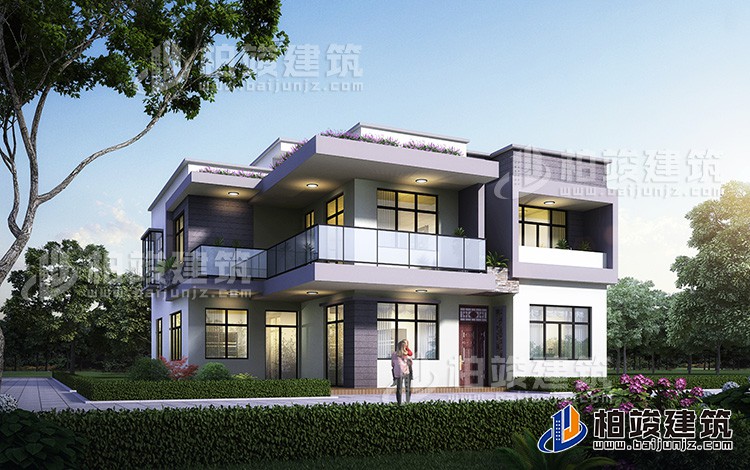 兩層現(xiàn)代別墅，村里蓋一棟，父母都為你自豪！