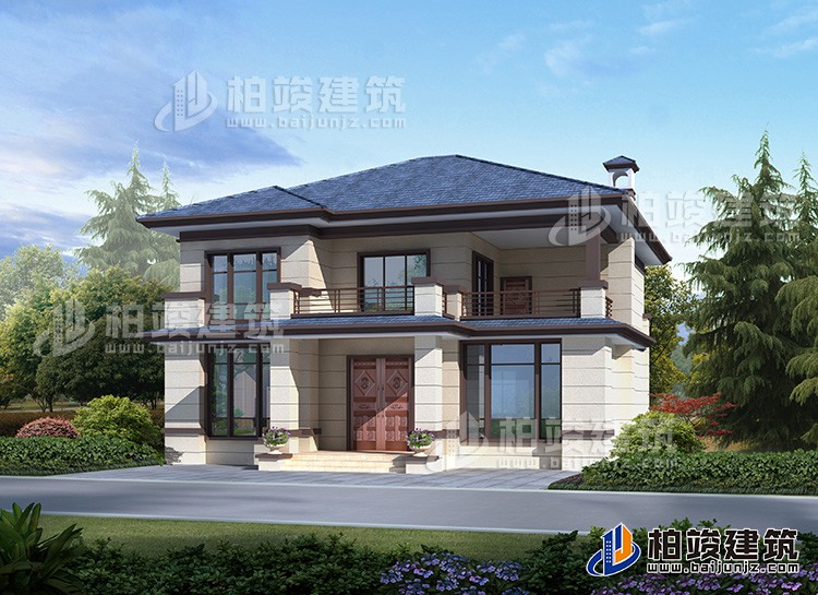 農(nóng)村二層小別墅設(shè)計圖，新中式風(fēng)格，這才是實用的好房！