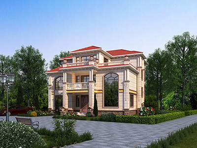 自建房設(shè)計(jì)圖，三層歐式小別墅，豪華大氣，看過的都說好！