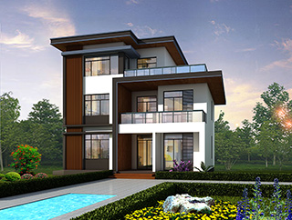 農(nóng)村三層別墅設(shè)計(jì)圖，低調(diào)中透露著一絲高貴，歐式別墅！