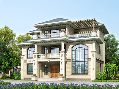 農(nóng)村三層別墅設(shè)計圖，逆天別墅，一個大家族都住的下！