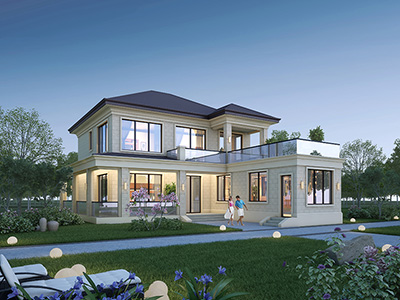 農(nóng)村自建房設(shè)計圖，后來才知道，竟然是精品別墅