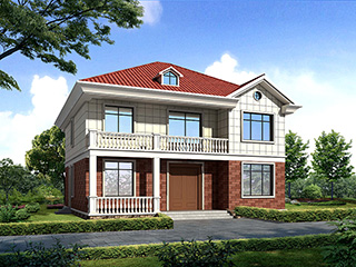 發(fā)現(xiàn)老家生活比城市更舒服，二層歐式別墅施工圖。