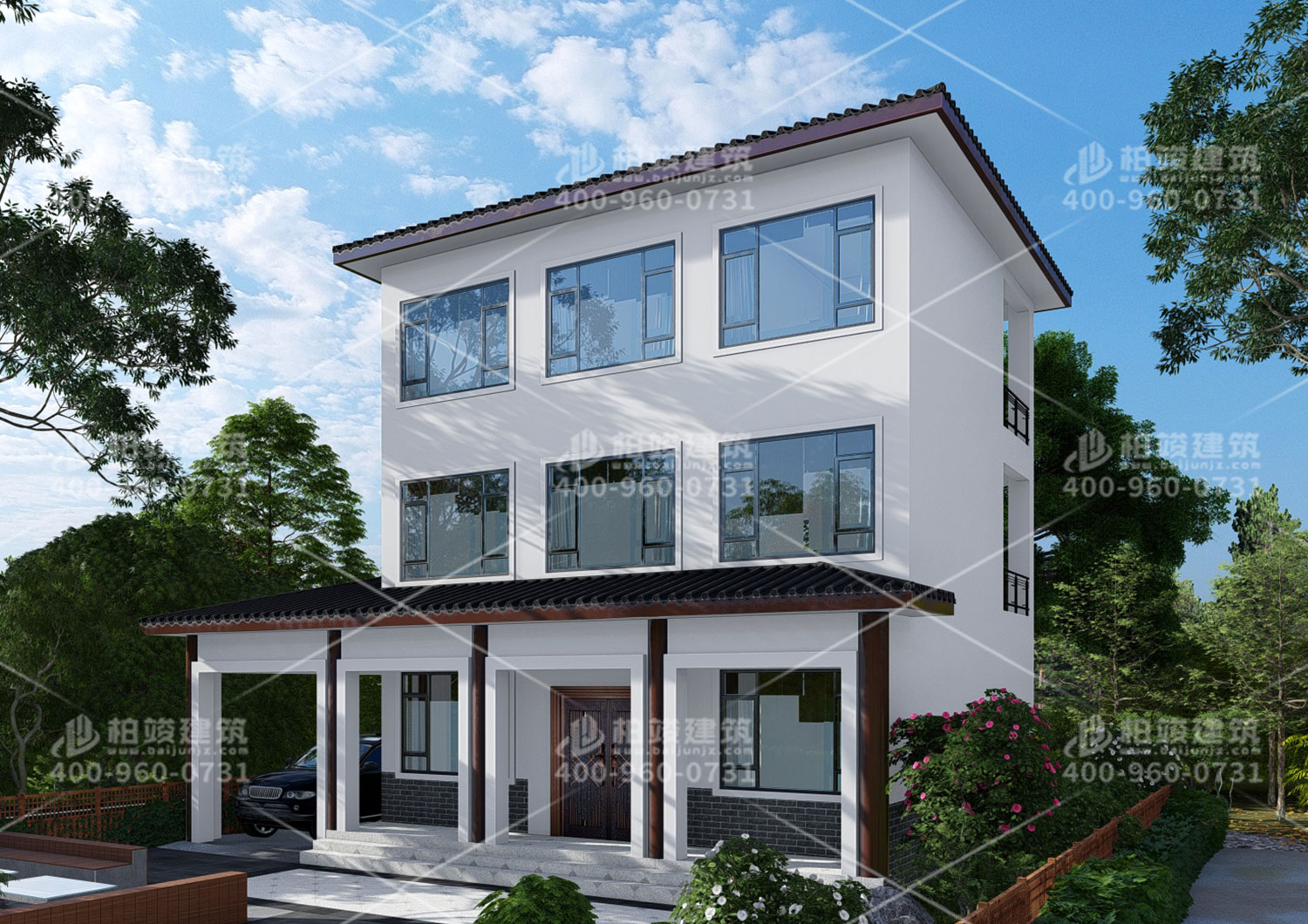 農(nóng)村二層小別墅設(shè)計圖，實用就選二層別墅。