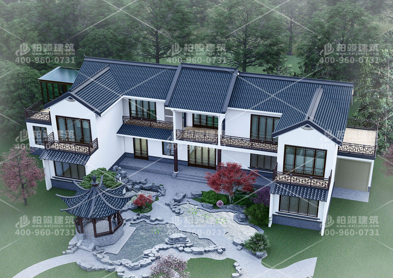 別墅自建房的建筑，眼前一亮的別墅設計