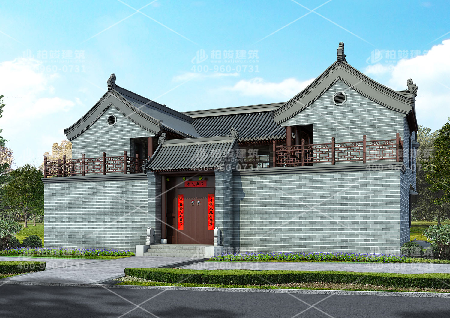 農(nóng)村自建房圖紙大全，中式風(fēng)格好房子。