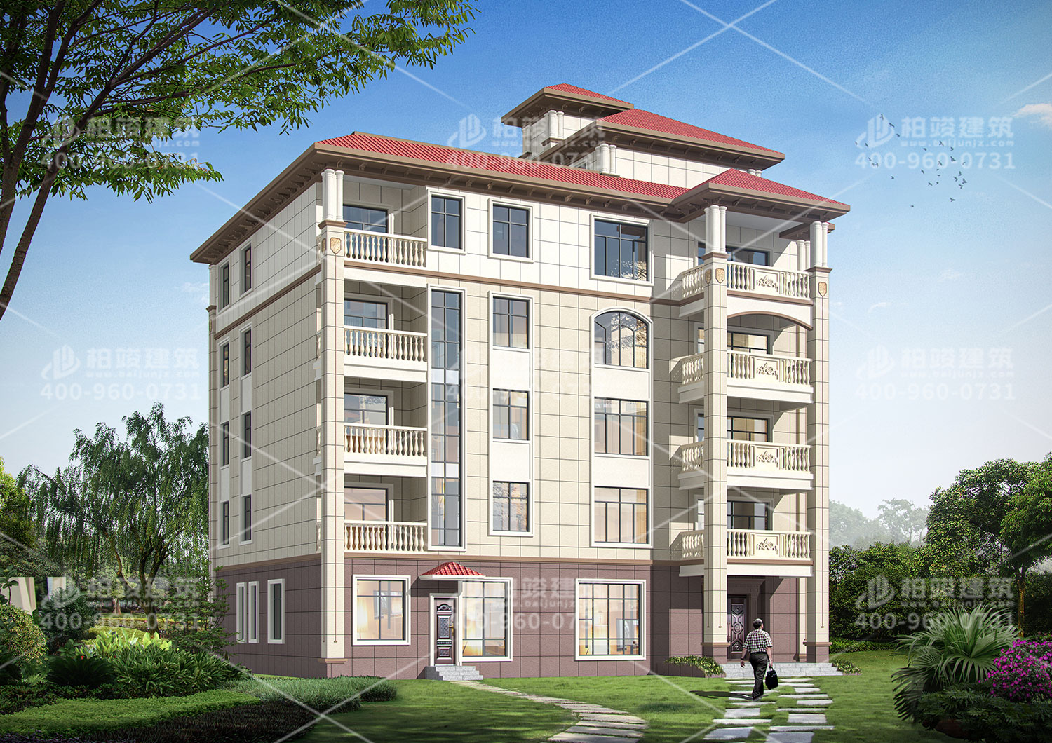 新形農(nóng)村住宅設(shè)計(jì)圖，比村長家的別墅還好。