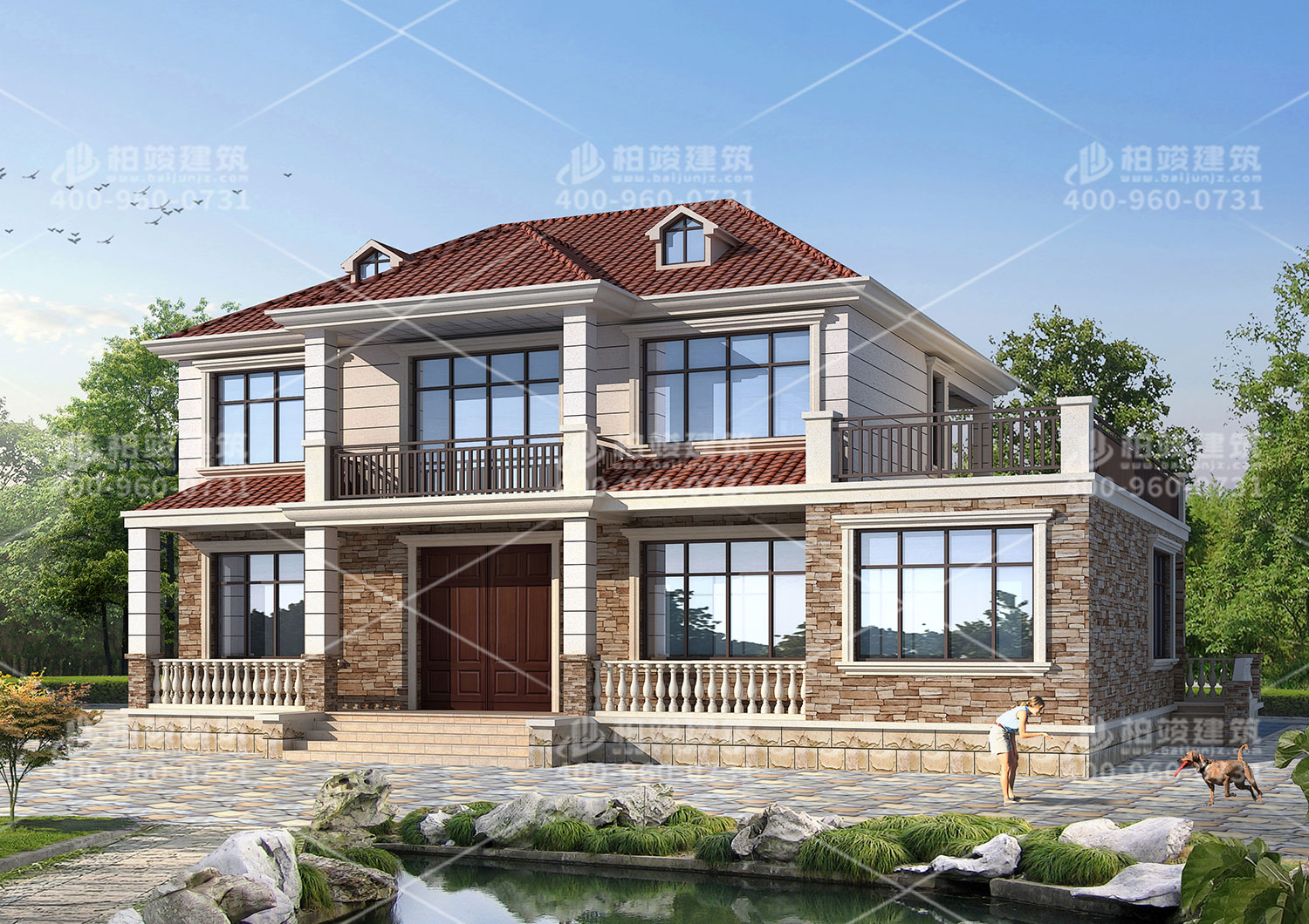 小戶型二層自建房設(shè)計(jì)圖，滿滿的設(shè)計(jì)感。