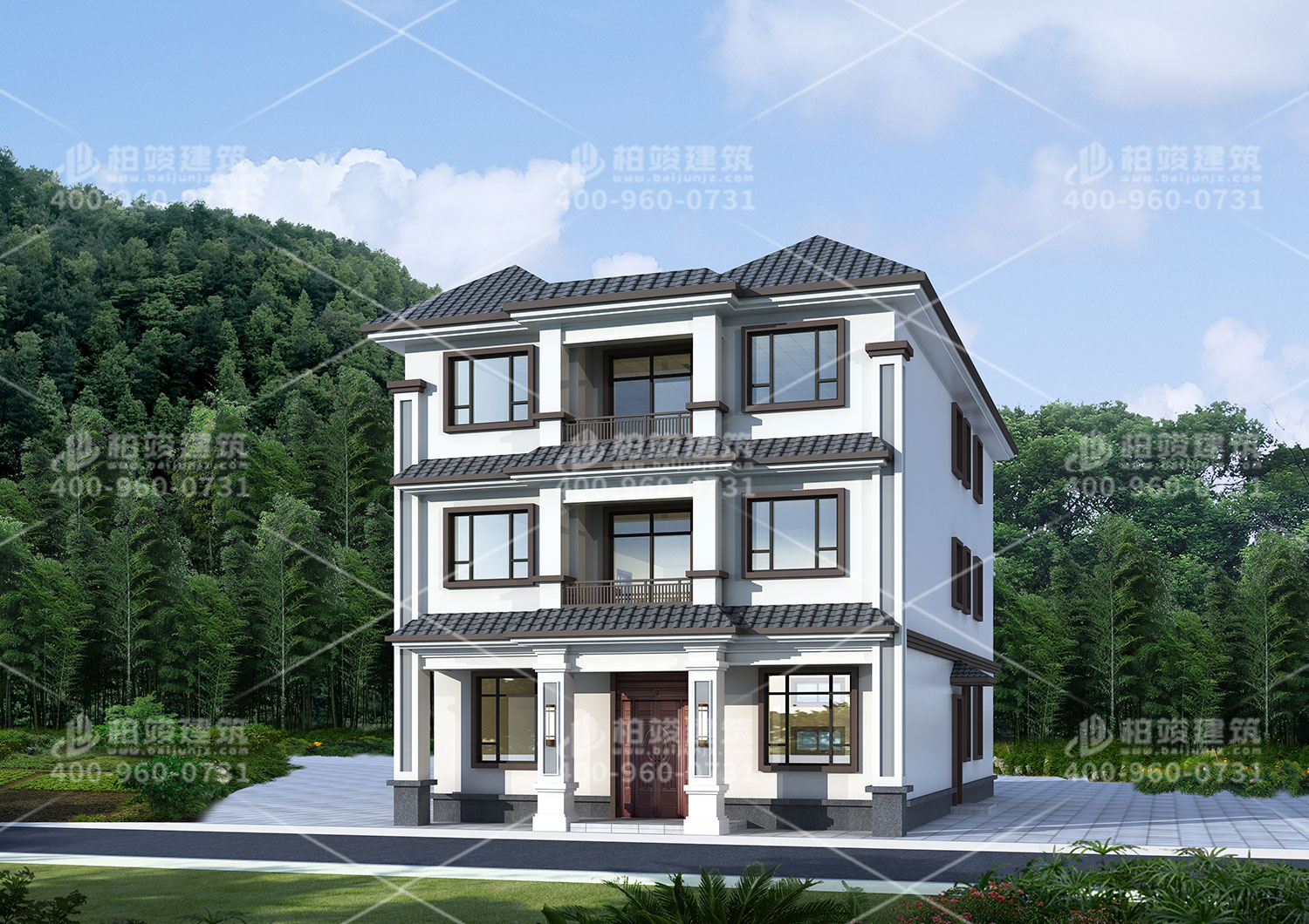 農(nóng)村自建小別墅設(shè)計(jì)，帶小賣部建筑完成就賺到了。