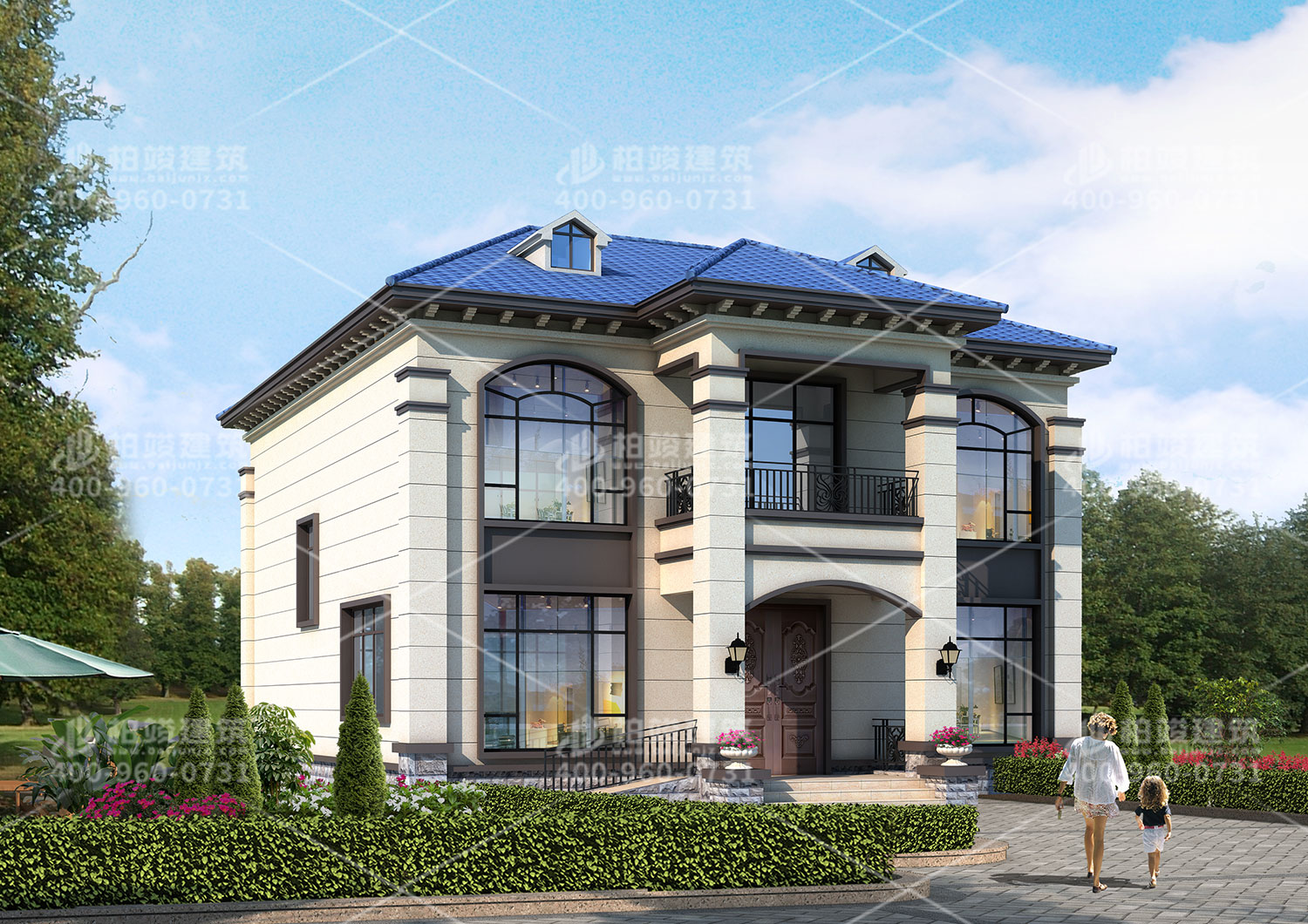 農(nóng)村二層中式風(fēng)格設(shè)計(jì)，帶老虎窗空間通透。