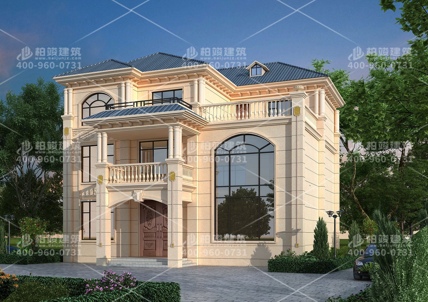 鄉(xiāng)村歐式風(fēng)格設(shè)計，整體白色好看極了。