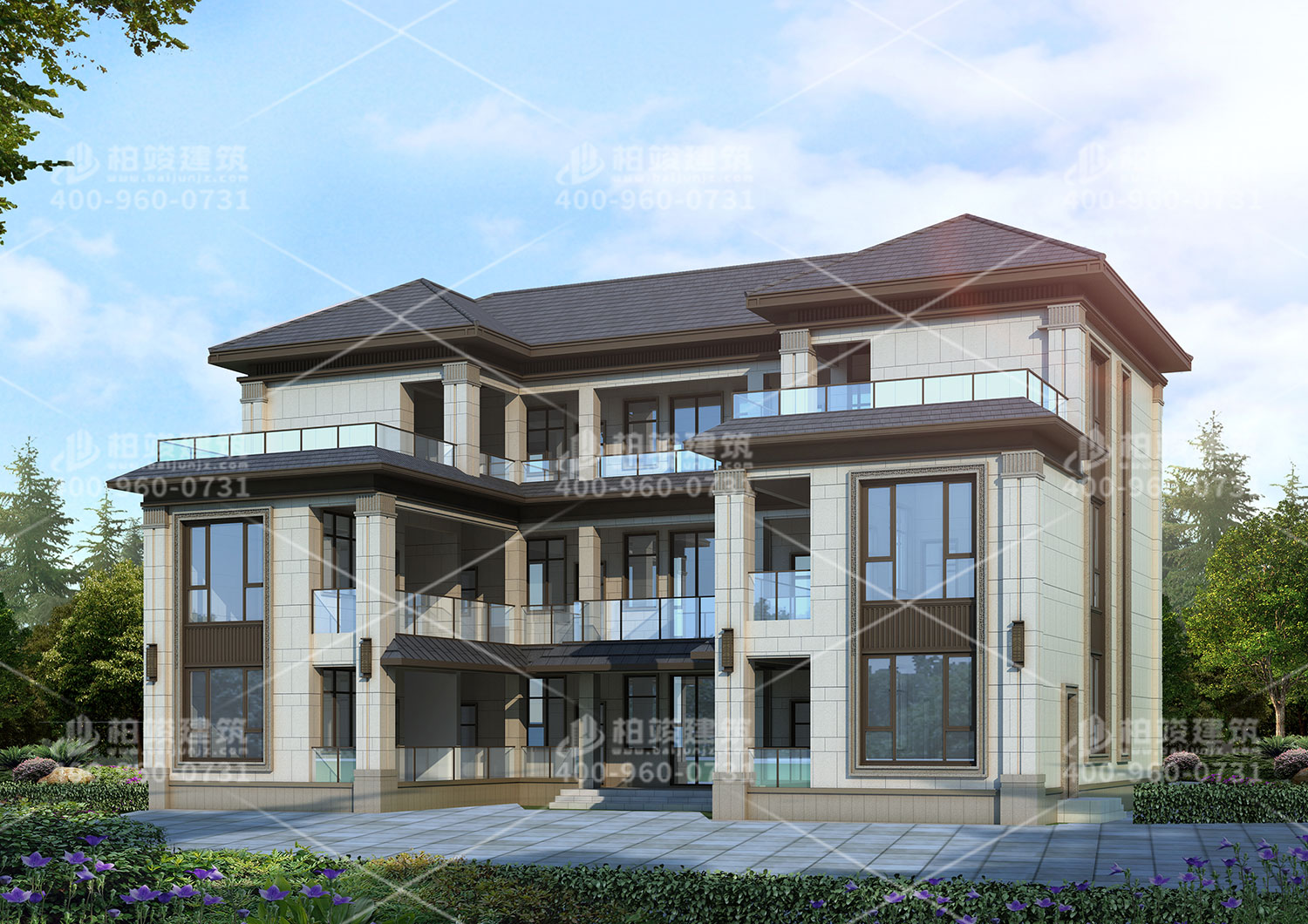 鄉(xiāng)村雙拼別墅設(shè)計，全村的心動選擇。