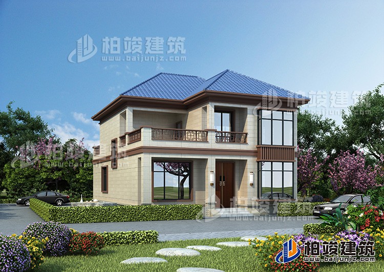 二層中式小別墅，帶露臺