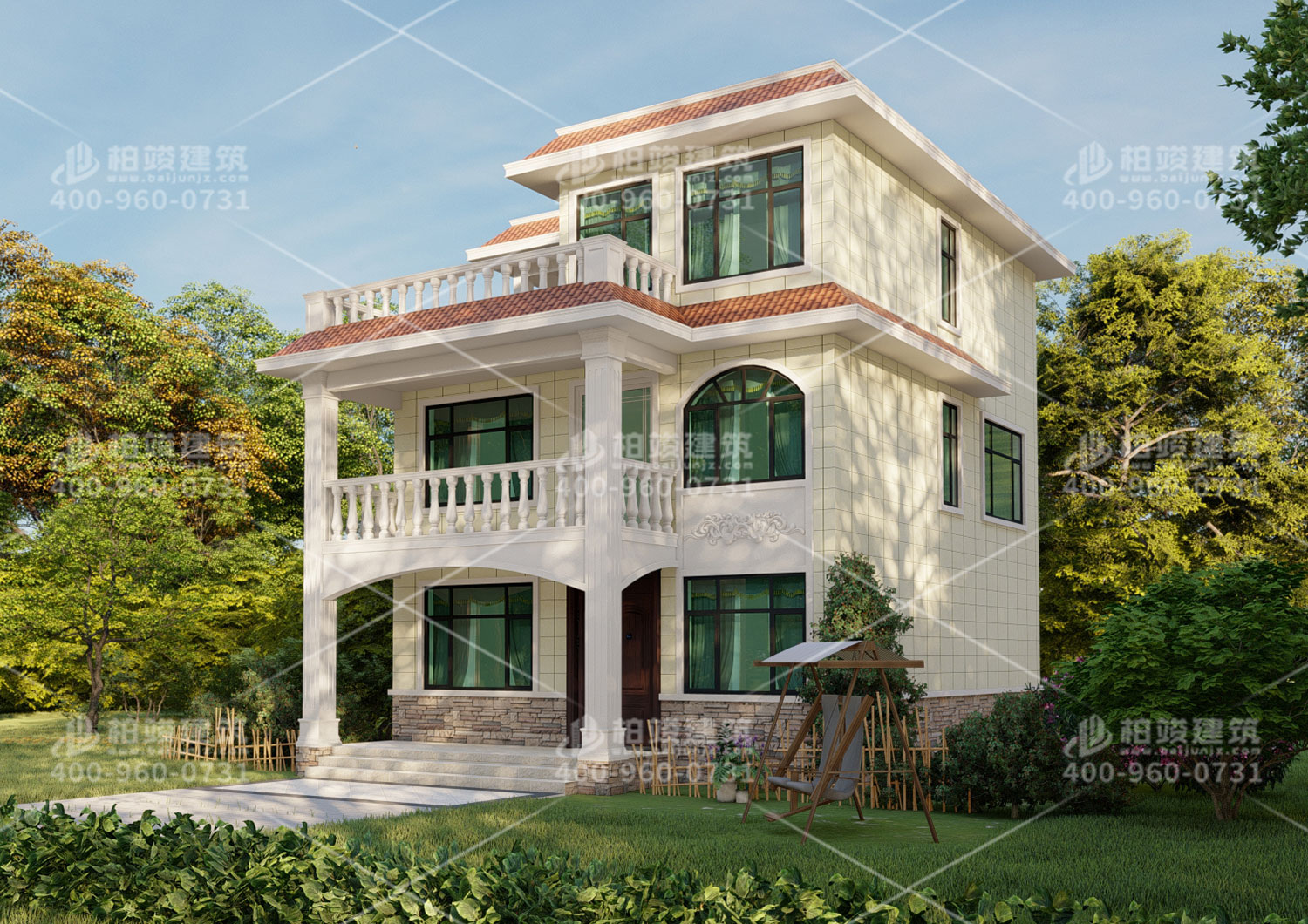 廣東歐總定制歐式三層別墅設(shè)計(jì)圖及效果圖。