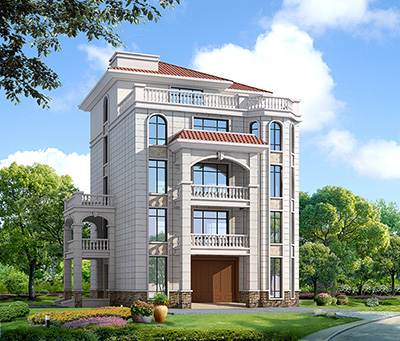 五層簡單新農(nóng)村房屋設(shè)計圖紙，造價低，適合農(nóng)村自建