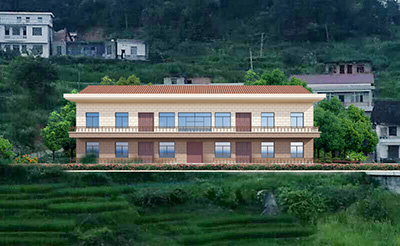 三層簡單實用型雙拼現(xiàn)代風格別墅設(shè)計圖紙