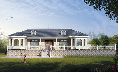 一層別墅設(shè)計(jì)圖紙及效果圖大全 造價(jià)20萬(wàn)