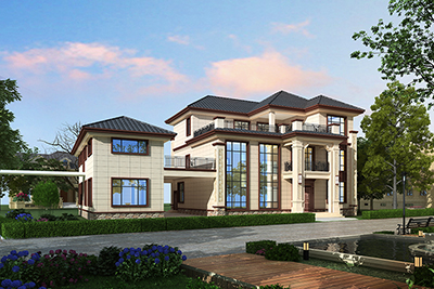 農(nóng)村三層自建房設(shè)計圖大全  復(fù)式別墅設(shè)計圖