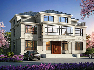 鄉(xiāng)村三層房屋設計圖大全 造價50萬